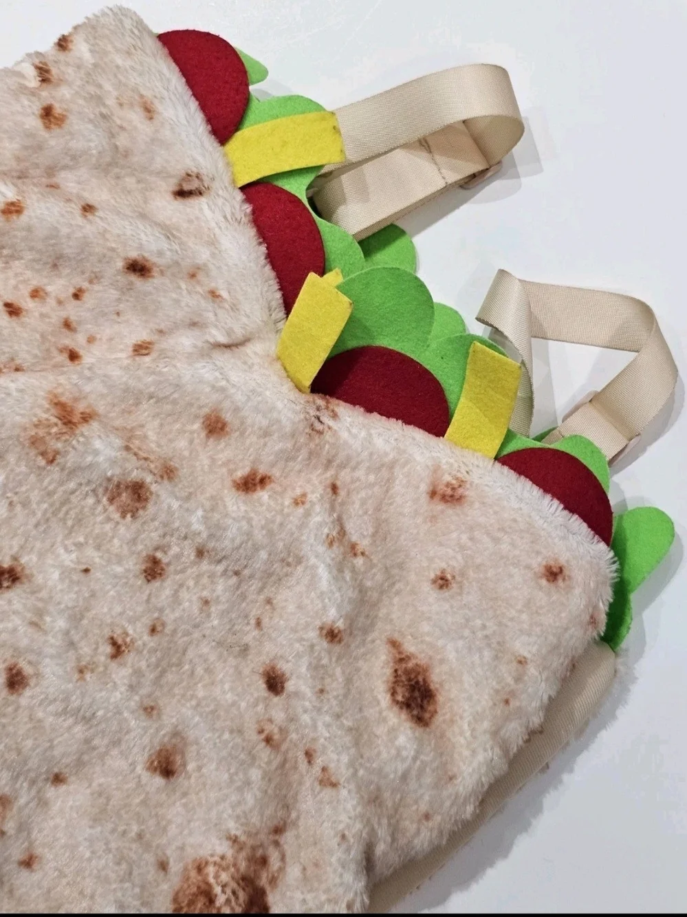 Justice Neato Burrito Plush/shimmer Pullover Adjustable Kids